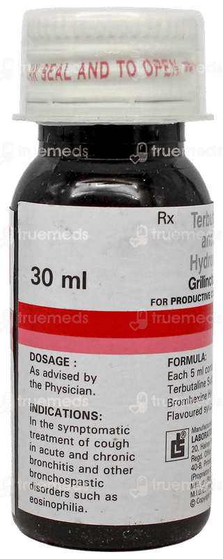 Grilinctus Bm Paediatric Syrup 30Ml